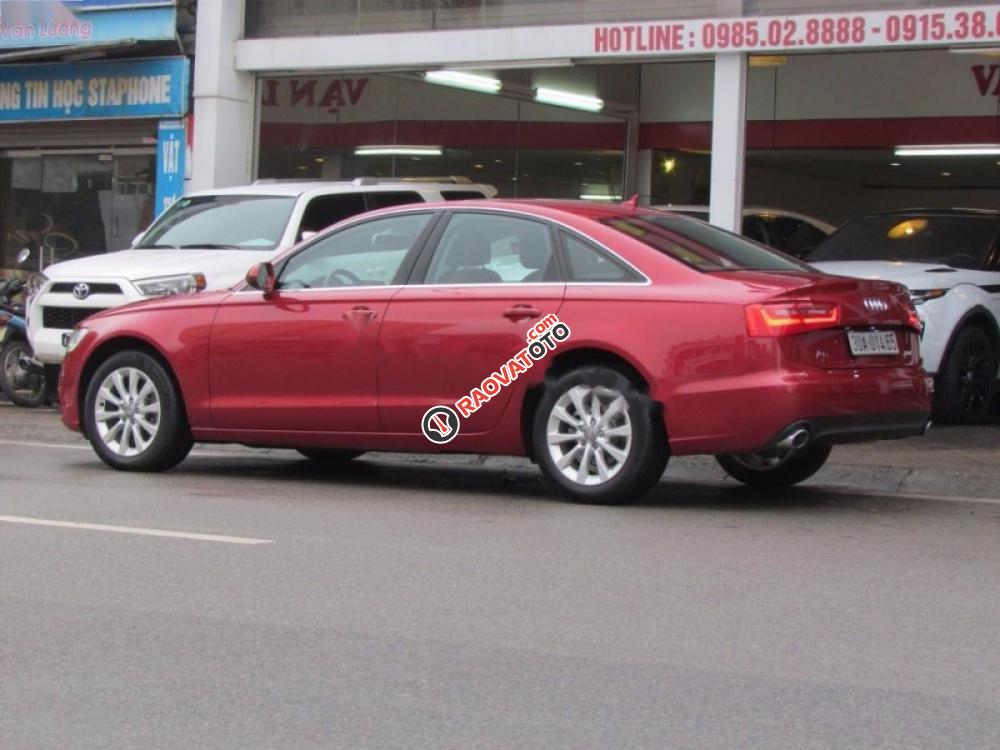 Bán Audi A6 2.0T đời 2013, màu đỏ, nhập khẩu số tự động-2