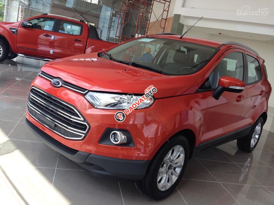 Bán xe Ford EcoSport Titanium 1.5P AT đời 2017, màu đỏ-0