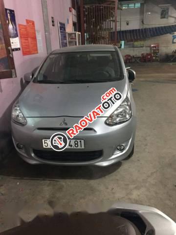 Bán xe Mitsubishi Mirage năm 2015, màu bạc còn mới-1