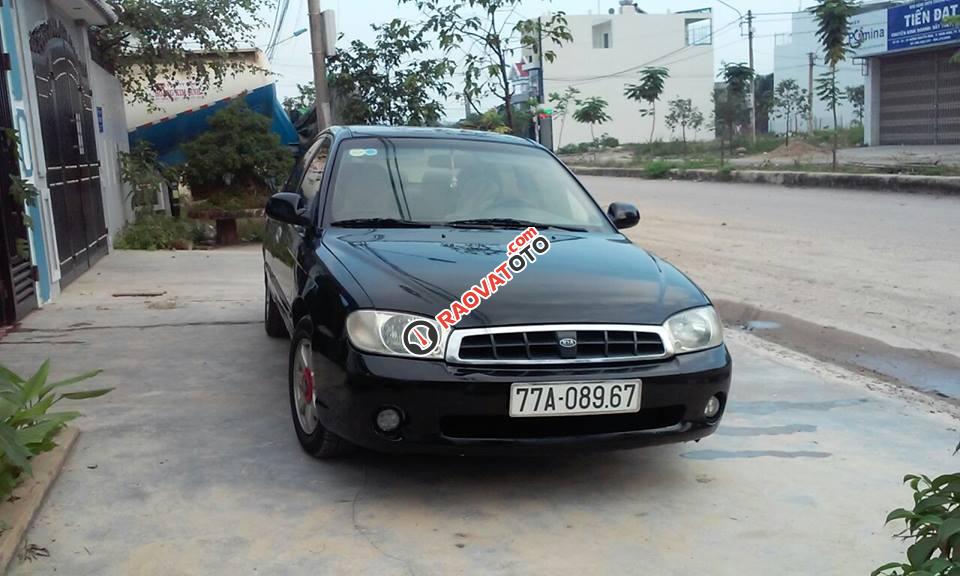 Bán xe Kia Spectra đời 2004, màu đen-3