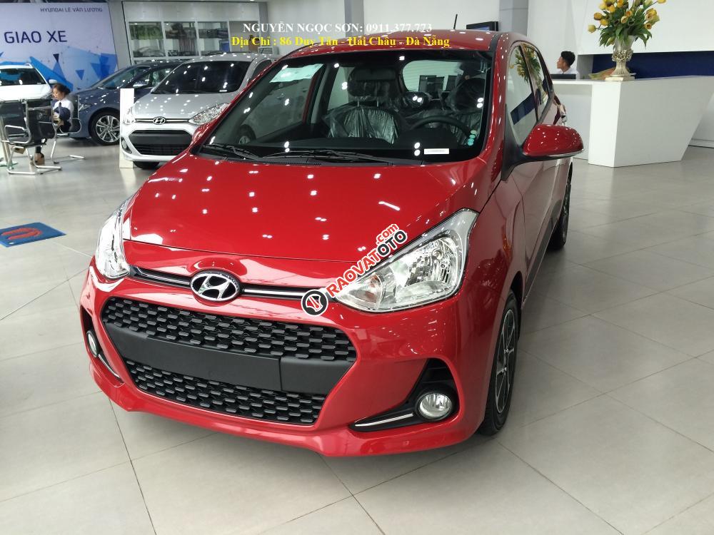 Bán Hyundai Grand i10 giá rẻ nhất Đà Nẵng, hỗ trợ trả góp 90% xe, chạy Grab, LH Ngọc Sơn: 0911.377.773-17