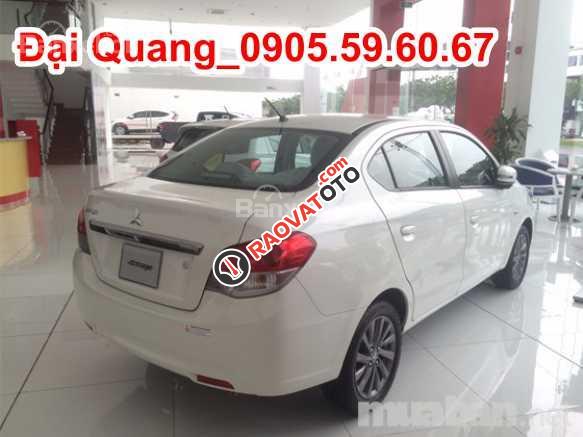 Cần bán xe Mitsubishi Attrage tại Đà Nẵng, màu trắng, Lh Quang 0905596067, vay lên đến 90 %-1