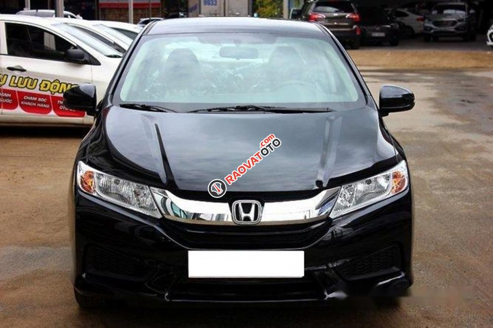 Honda City 1.5MT số sàn, sản xuất 2017, mới 100%, xe chưa đăng ký, màu đen-0