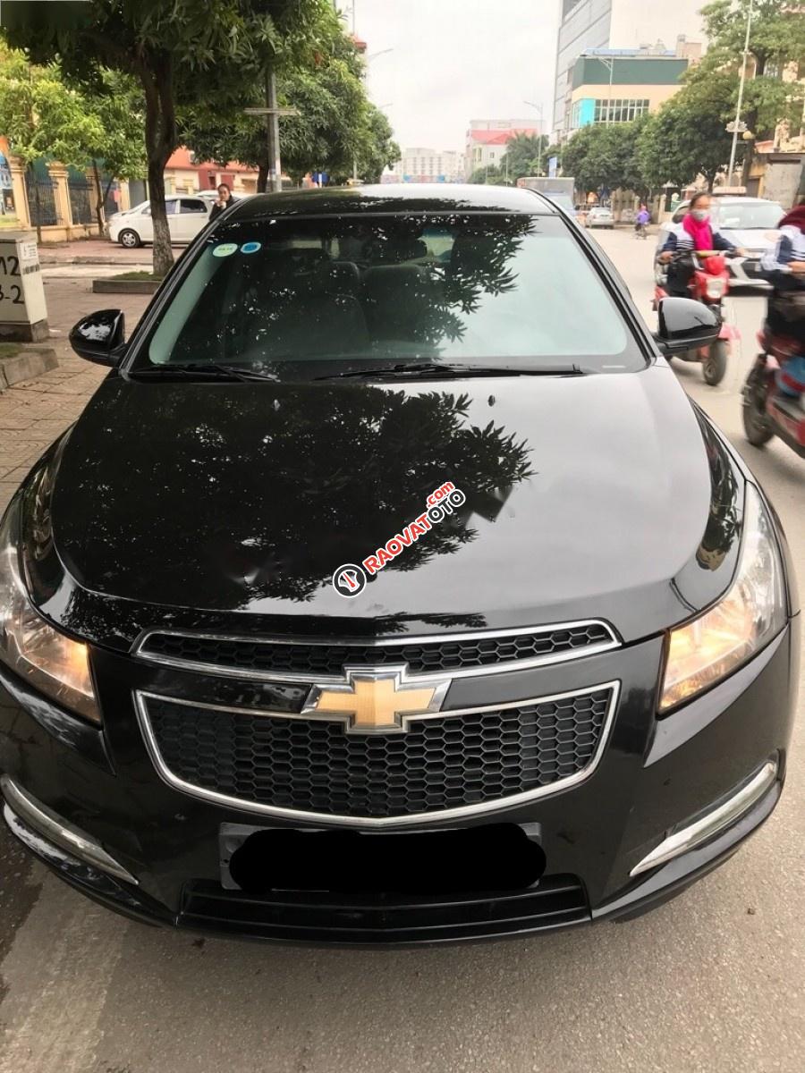 Bán ô tô Chevrolet Cruze LS 1.6 MT đời 2012, màu đen  -1