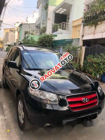 Cần bán xe Hyundai Santa Fe đời 2008, màu đen, giá tốt-0