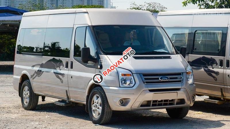 Cần bán xe Ford Transit Luxury đời 2017, màu bạc-0