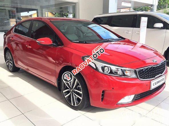 Cần bán Kia Cerato 1.6 AT đời 2017, màu đỏ-0