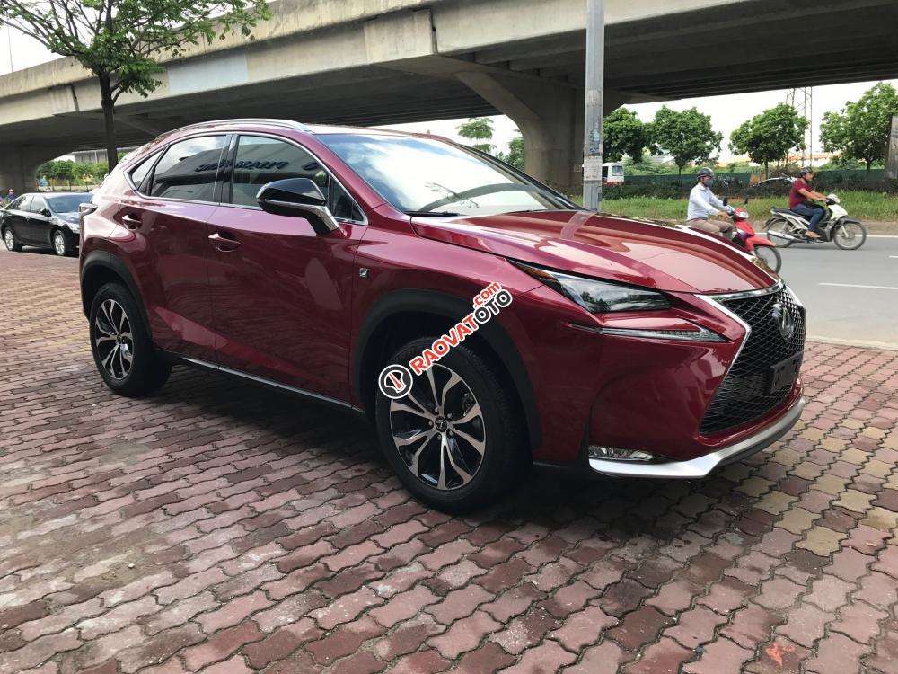 Bán Lexus NX 200T FSport đời 2016, màu đỏ, nhập Mỹ-1