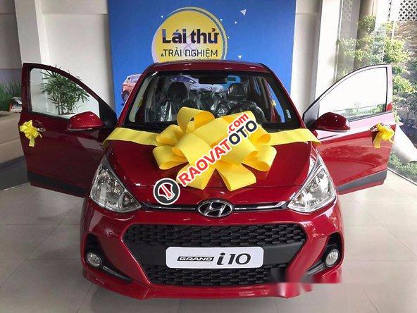 Cần bán Hyundai Grand i10 đời 2017, màu đỏ, 352 triệu-3