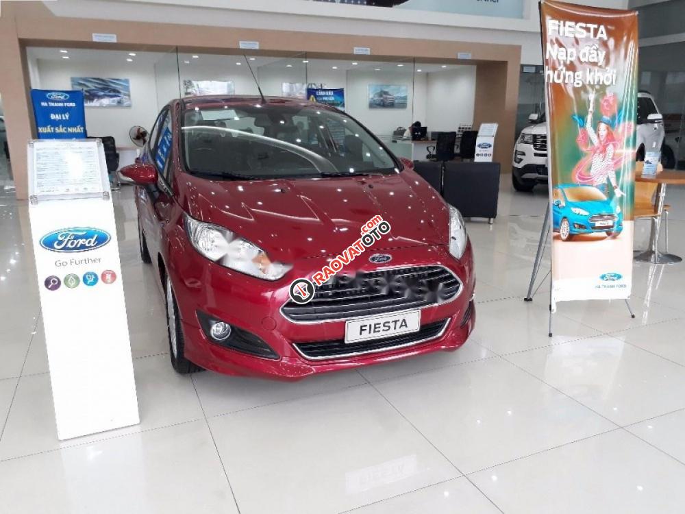 Bán ô tô Ford Fiesta S 1.0 AT Ecoboost sản xuất 2017, màu đỏ, 616 triệu-2