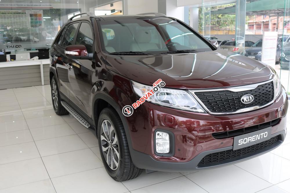 Bán ô tô Kia Sorento GATH đời 2017, màu đỏ, giá tốt, hỗ trợ vay 80%-1