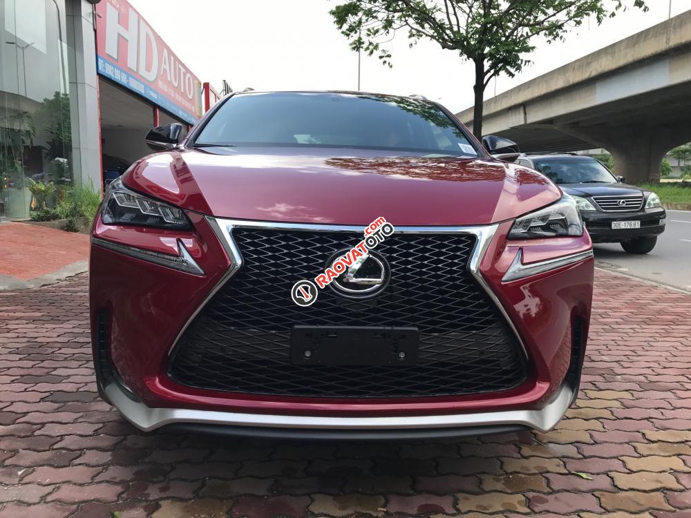 Bán Lexus NX 200T FSport đời 2016, màu đỏ, nhập Mỹ-0