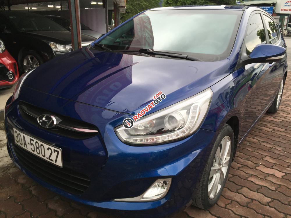 Bán Hyundai Accent Blue đời 2015, màu xanh lam, nhập khẩu nguyên chiếc-0