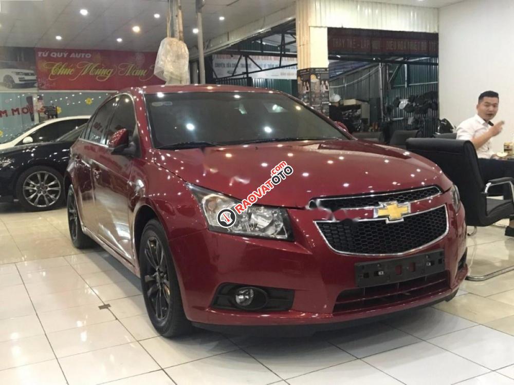 Bán xe Chevrolet Cruze LS 1.6MT sản xuất 2015, màu đỏ số sàn, 455 triệu-1