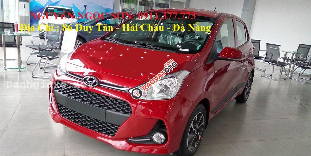 Bán Hyundai Grand i10 giá rẻ nhất Đà Nẵng, hỗ trợ trả góp 90% xe, chạy Grab, LH Ngọc Sơn: 0911.377.773-12