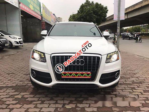 Bán Audi Q5 3.2 Sline năm 2010, màu trắng, xe nhập chính chủ-0