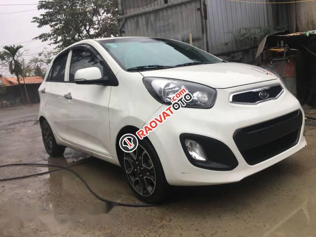 Bán xe Kia Morning 2015, màu trắng, giá 295tr-1