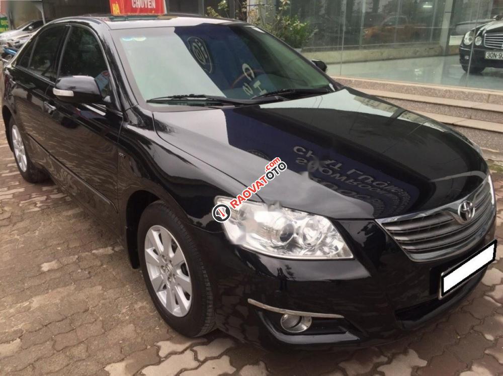 Xe Toyota Camry 2.4G đời 2009, màu đen chính chủ-0