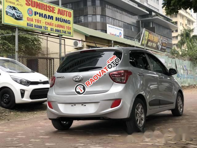 Bán Hyundai Grand i10 1.2 MT đời 2015, màu bạc-4