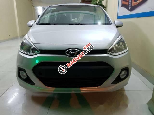 Bán Hyundai Grand i10 MT đời 2014, màu bạc giá cạnh tranh-2