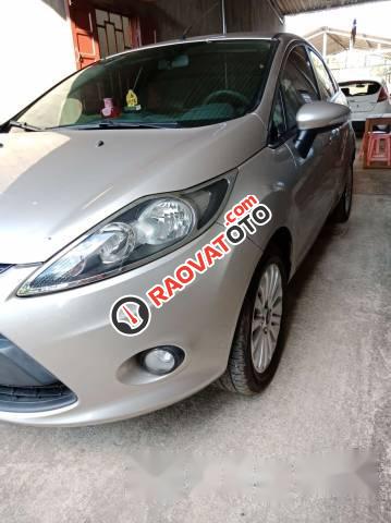 Cần bán gấp Ford Fiesta đời 2011, màu bạc-5