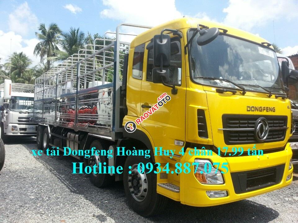 Xe tải Dongfeng Hoàng Huy 4 chân 17.99 tấn mới nhất - xe tải Dongfeng 4 chân nhập khẩu máy Yuchai 310HP-0