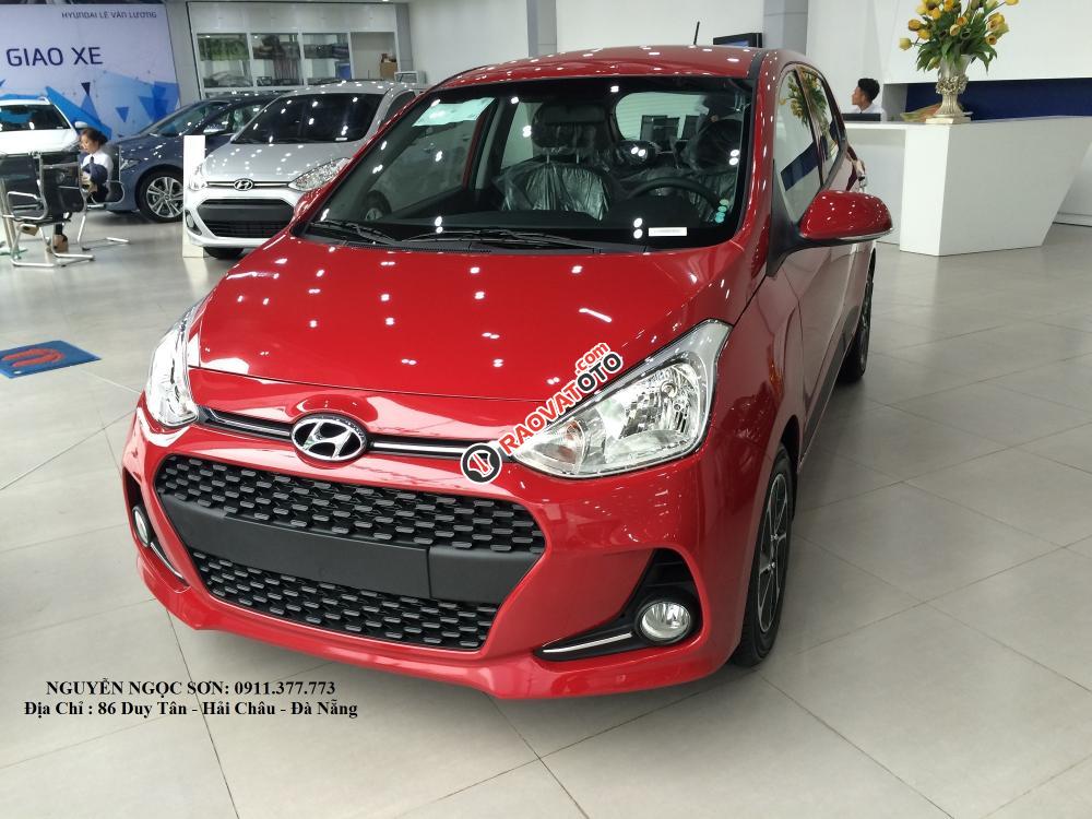 Bán Hyundai Grand i10 giá rẻ nhất Đà Nẵng, hỗ trợ trả góp 90% xe, chạy Grab, LH Ngọc Sơn: 0911.377.773-16