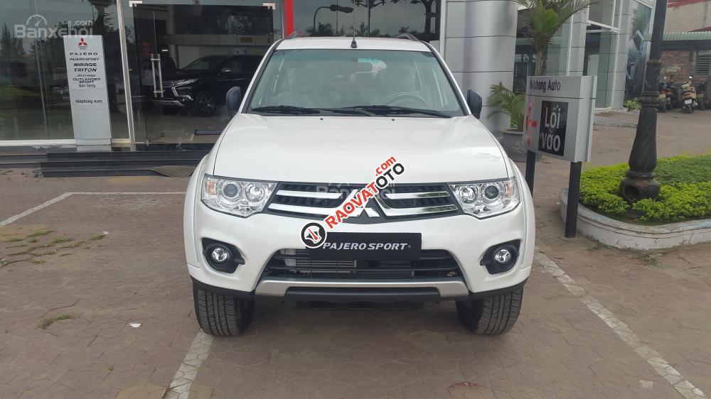 [Mitsubishi Quảng Ninh] Bán Mitsubishi Pajero Sport đời 2016, màu trắng, máy dầu, số sàn-4