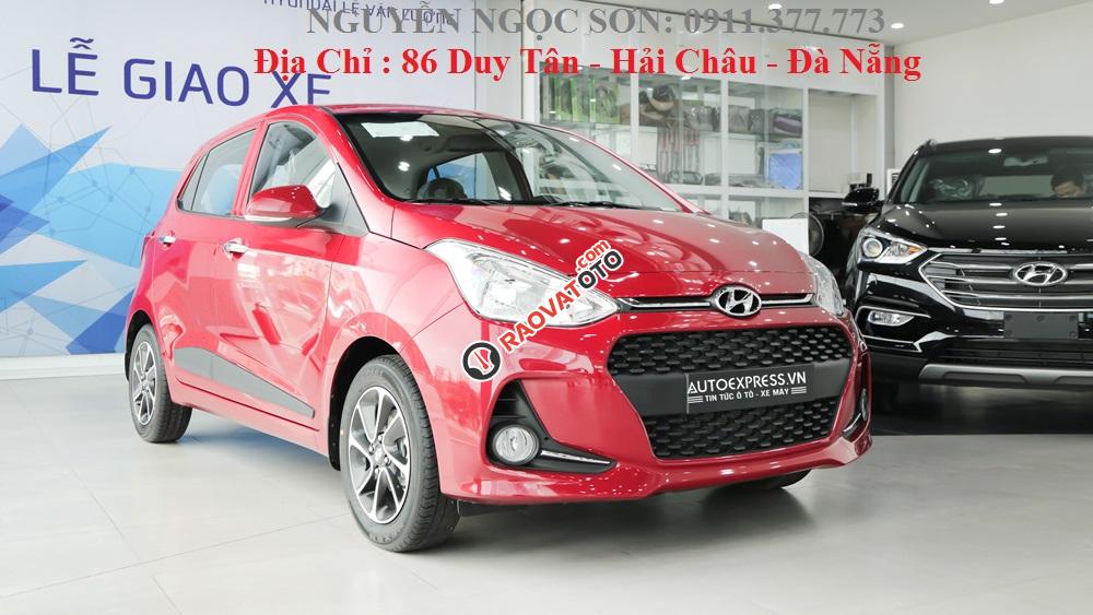 Bán Hyundai Grand i10 giá rẻ nhất Đà Nẵng, hỗ trợ trả góp 90% xe, chạy Grab, LH Ngọc Sơn: 0911.377.773-14