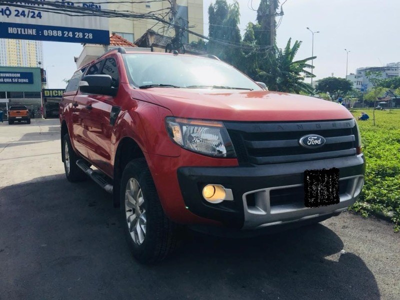 Bán ô tô Ford Ranger 3.2L  Wildtrack đời 2015, màu đỏ, xe nhập, giá 670tr-1