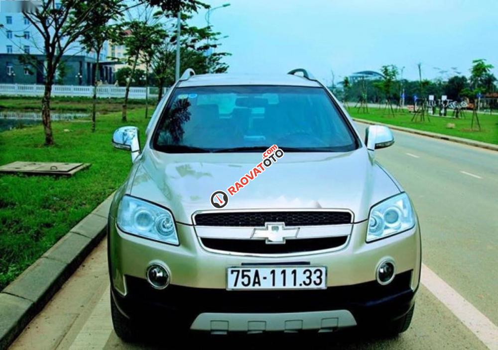 Bán xe Chevrolet Captiva LT 2.4 MT đời 2008, màu vàng  -1