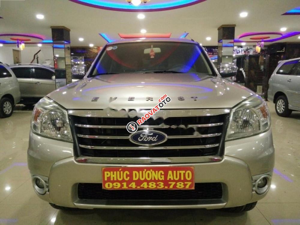 Bán Ford Everest 2.5L 4x2 MT đời 2010, màu bạc, 520 triệu-0