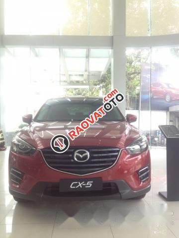 Bán Mazda CX 5 2.5AT facelift đời 2017, màu đỏ, giá tốt-0