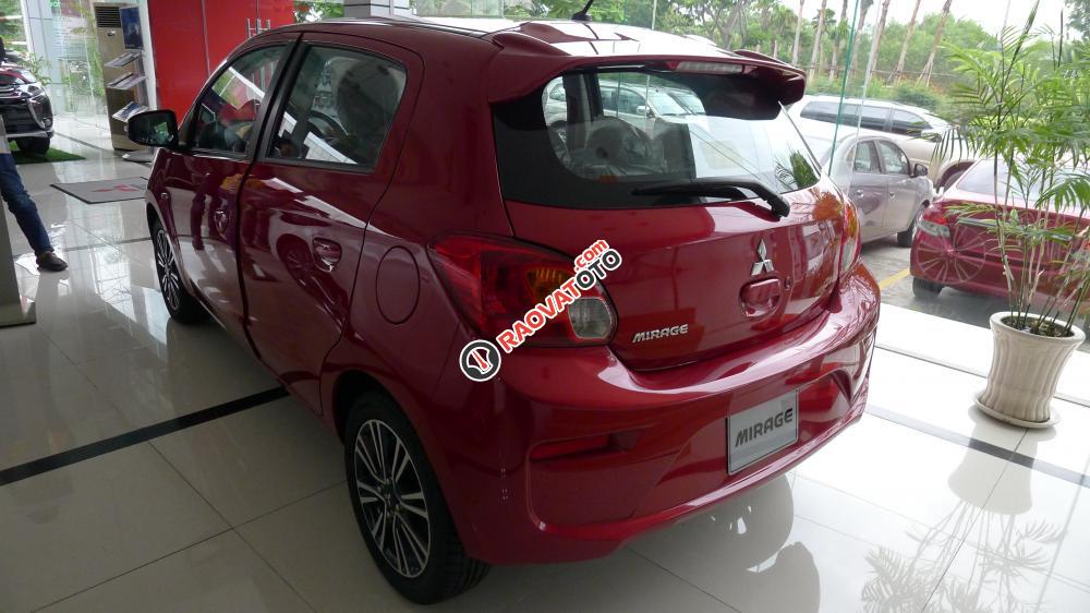 Bán ô tô Mitsubishi Mirage CVT năm 2017, màu đỏ, xe nhập-9