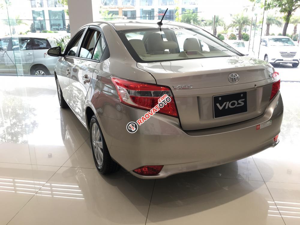 Bán xe Toyota Vios 2017, tặng phí trước bạ 100%, tặng BH, PK, trả trước 130tr giao ngay tại Tây Ninh-5