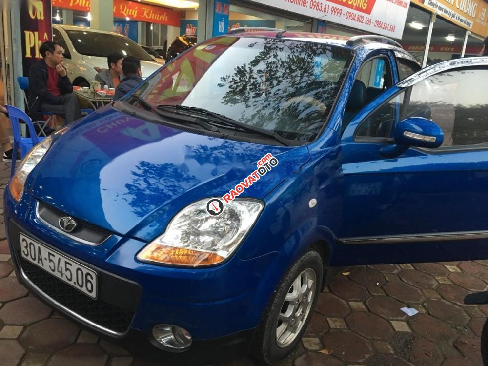 Bán Daewoo Matiz Super 0.8 AT đời 2009, màu xanh lam, nhập khẩu nguyên chiếc  -1