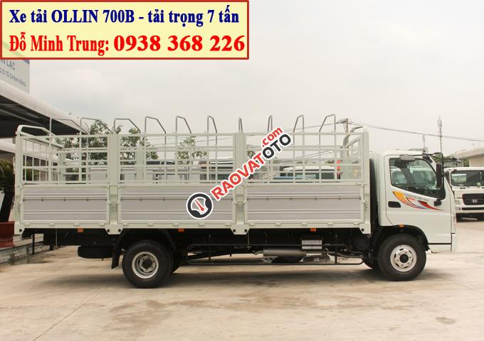 Xe tải Thaco Ollin 700B, tải trọng 7 tấn, thùng dài 6.15 mét Thaco Long An-3