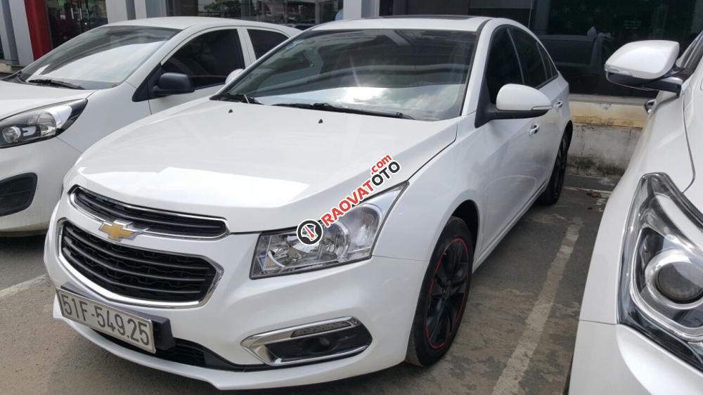 Bán Chevrolet Cruze LTZ 1.8AT màu trắng, số tự động, sản xuất cuối 2015, biển Sài Gòn-6