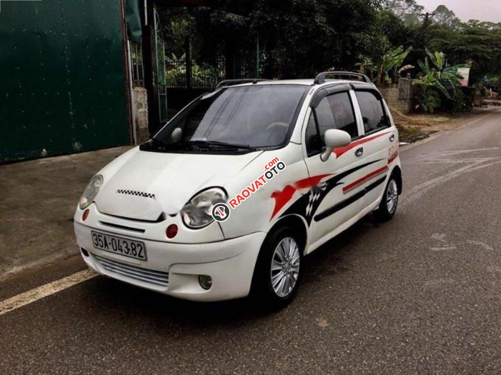 Bán ô tô Daewoo Matiz S 0.8 MT sản xuất 2005, màu trắng, giá chỉ 65 triệu-0