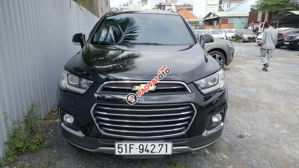 Bán Chevrolet Captiva LTZ Revv 2.4AT, màu đen vip, số tự động, sản xuất 2016, biển Sài Gòn-8