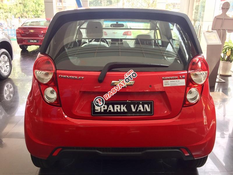 Bán Chevrolet Spark Duo năm 2017, màu đỏ-2