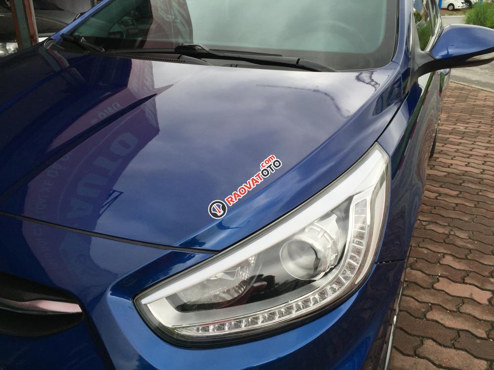 Bán Hyundai Accent Blue đời 2015, màu xanh lam, nhập khẩu nguyên chiếc-7