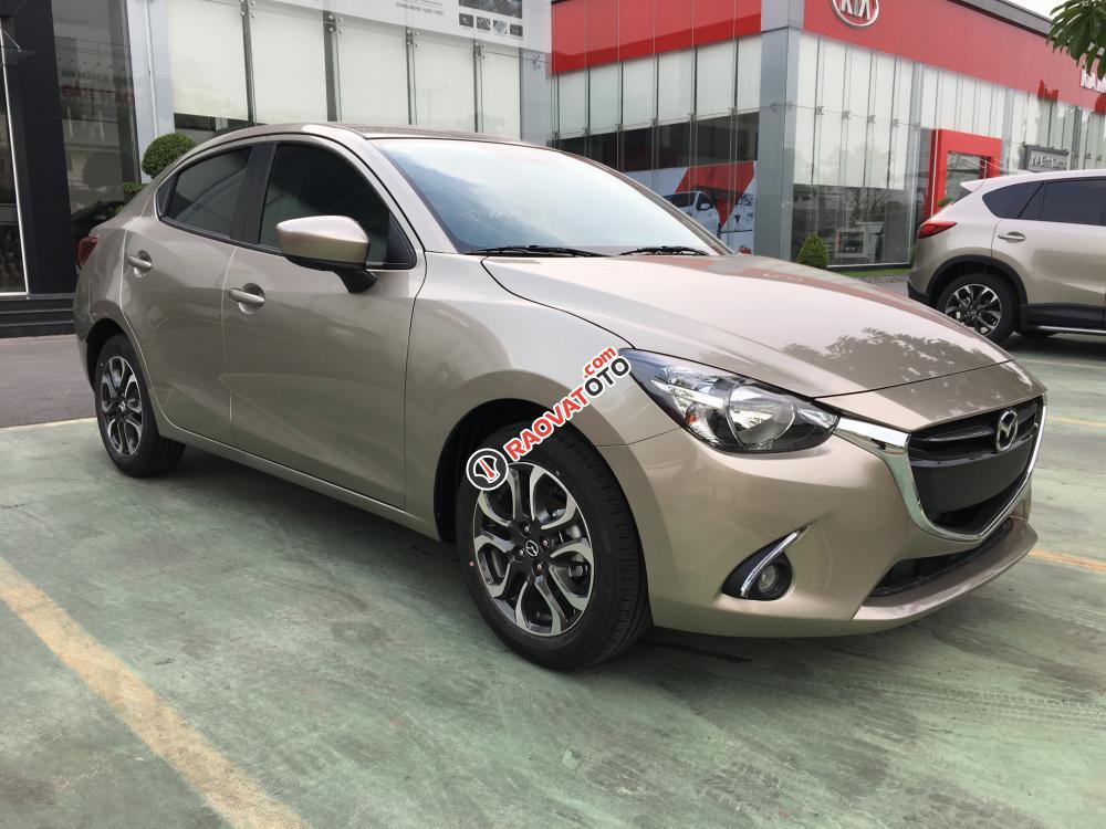 Bán xe Mazda 2 1.5L AT Sedan đời 2018 màu vàng đồng, giá ưu đãi 529tr chỉ có ở Mazda Cộng Hòa-4