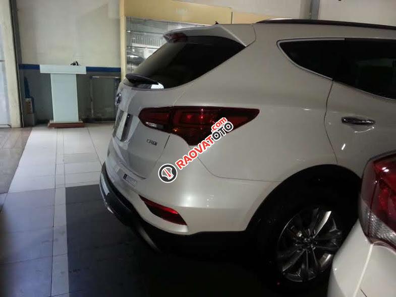 Cần bán Hyundai Santa Fe đời 2017, màu trắng-10