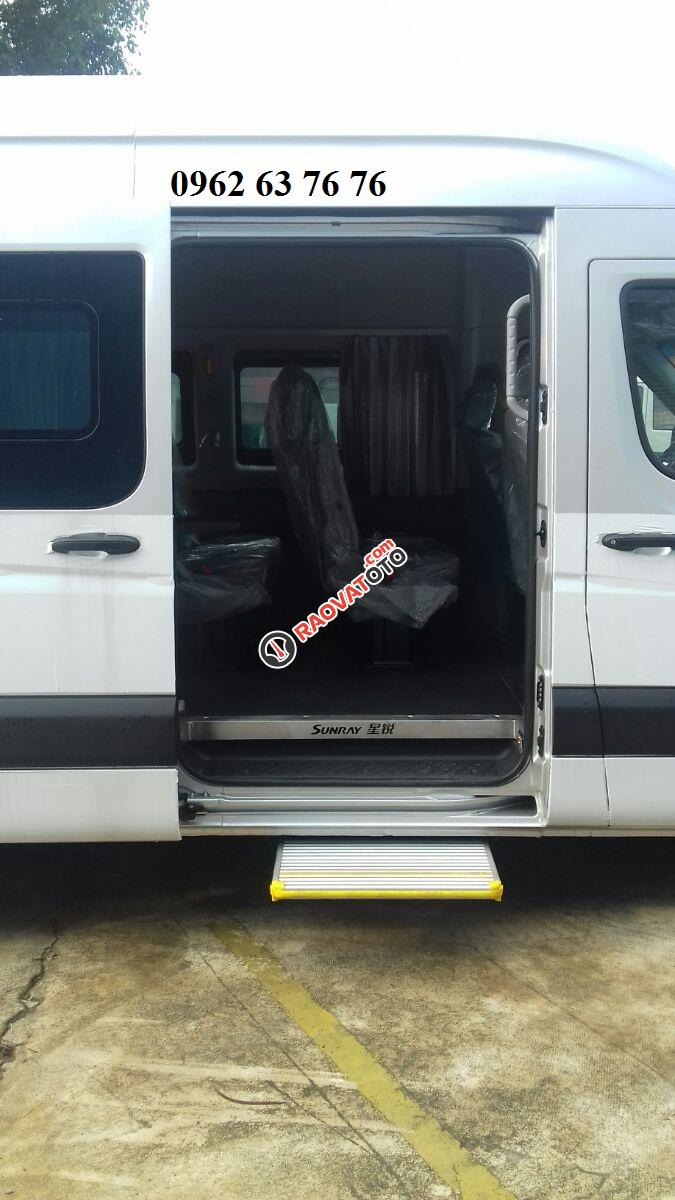 Bán xe du lịch Jac 16 chỗ M628, nhập khẩu nguyên chiếc-1