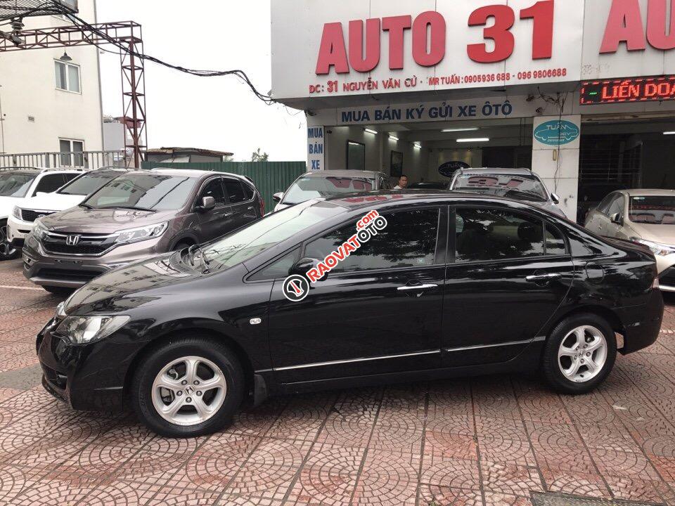 Bán xe Honda Civic 1.8L AT đời 2011, màu đen, giá 525tr-1