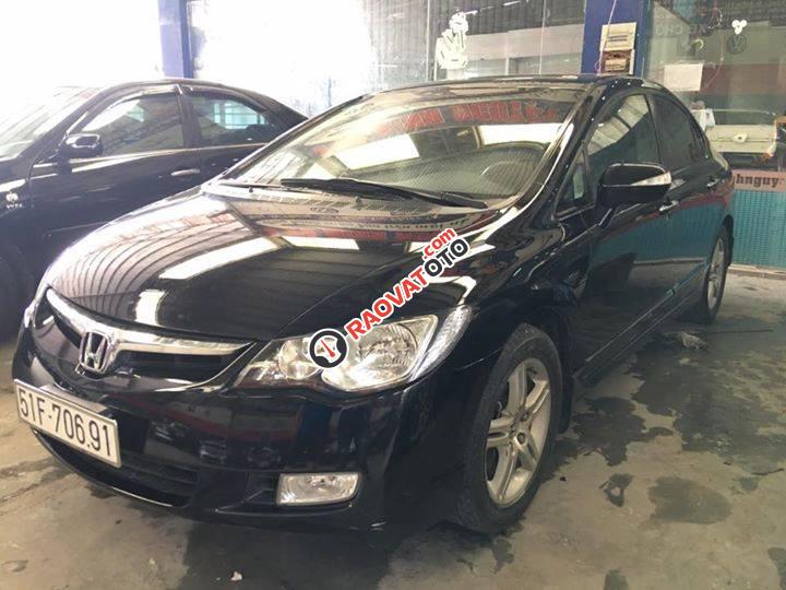 Cần bán Honda Civic 2.0 AT đời 2008, màu đen, nhập khẩu nguyên chiếc, giá 435tr-0