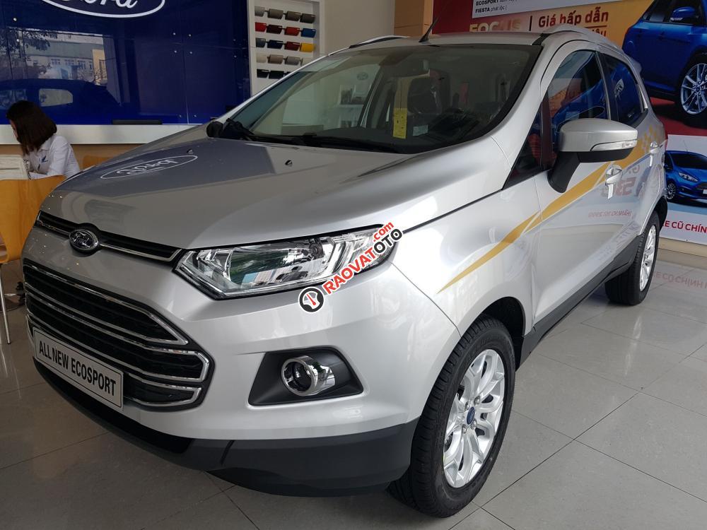 Cần bán xe Ford EcoSport Titanium 1.5l AT đời 2017, màu bạc-0