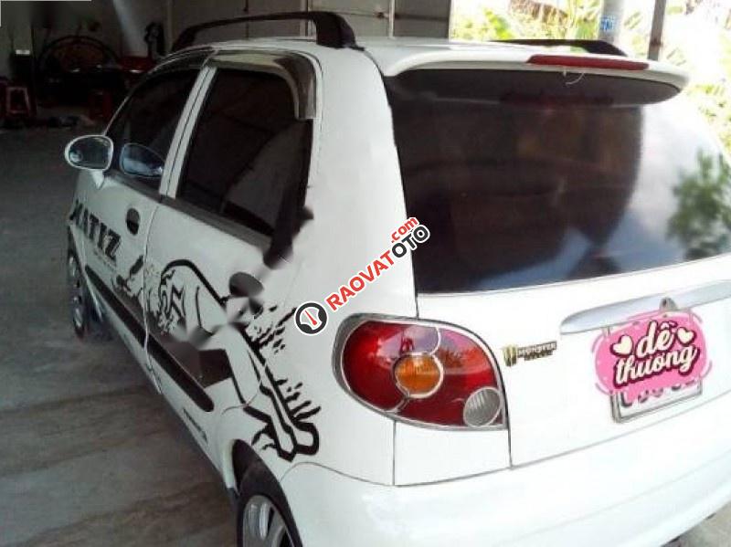 Bán Daewoo Matiz SE 0.8 MT đời 2004, màu trắng xe gia đình-2