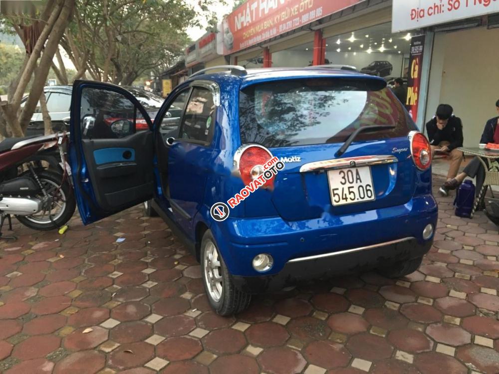 Bán Daewoo Matiz Super 0.8 AT đời 2009, màu xanh lam, nhập khẩu nguyên chiếc  -2